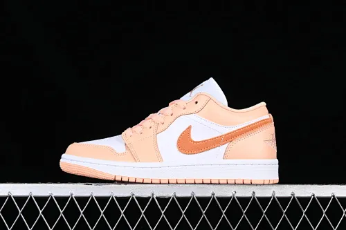 All categories Air Jordan Jordan series basketball shoes Air Jordan 1 Low G version pure original Air Jordan 1 Low AJ1 Joe 1 white orange low-top cultural leisure sports sneakers DC0774-801